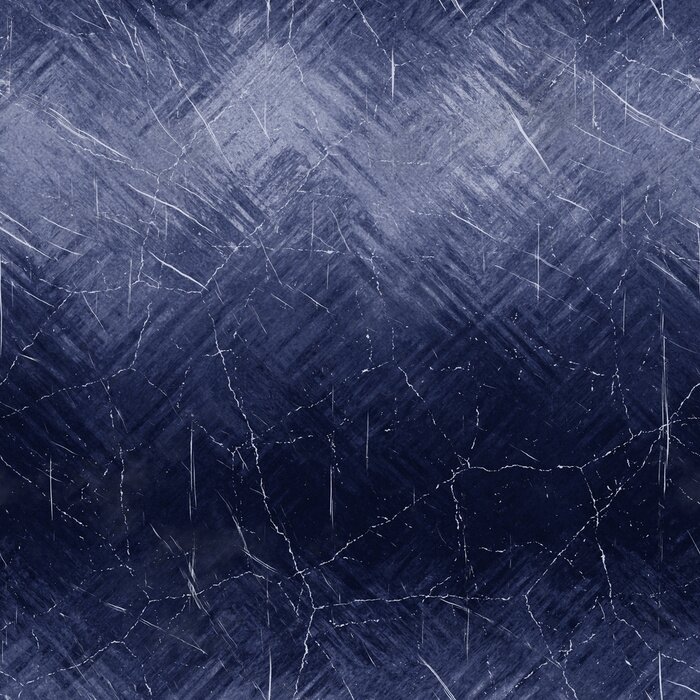 Behang Unnatural different digital tie dye like psychedelic grungy indigo navy blue seamless repeat raster jpg pattern swatch.