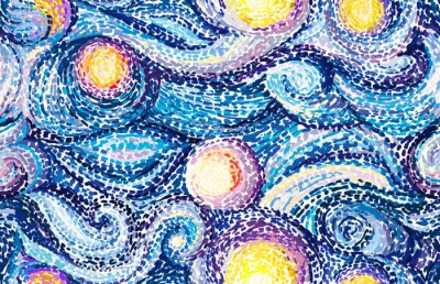 Behang Van Gogh achtergrond