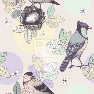 Behang vanuit de lucht nest