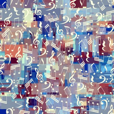 Behang Vector image with imitation of grunge datamoshing texture.