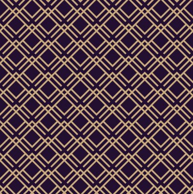 Behang Vector naadloos patroon. Moderne stijlvolle textuur. Herhalende geometrische achtergrond. Lineair grafisch ontwerp.