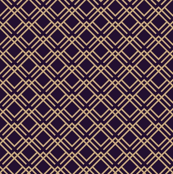 Behang Vector naadloos patroon. Moderne stijlvolle textuur. Herhalende geometrische achtergrond. Lineair grafisch ontwerp.