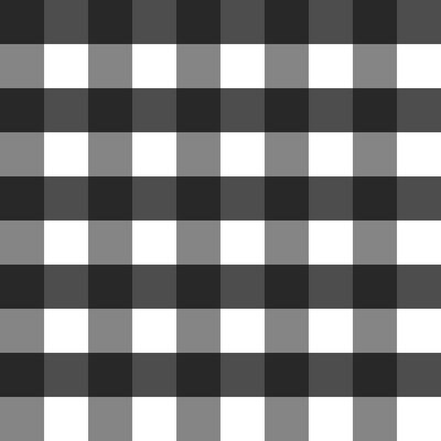 Behang Vector seamless pattern of black and white plaid.