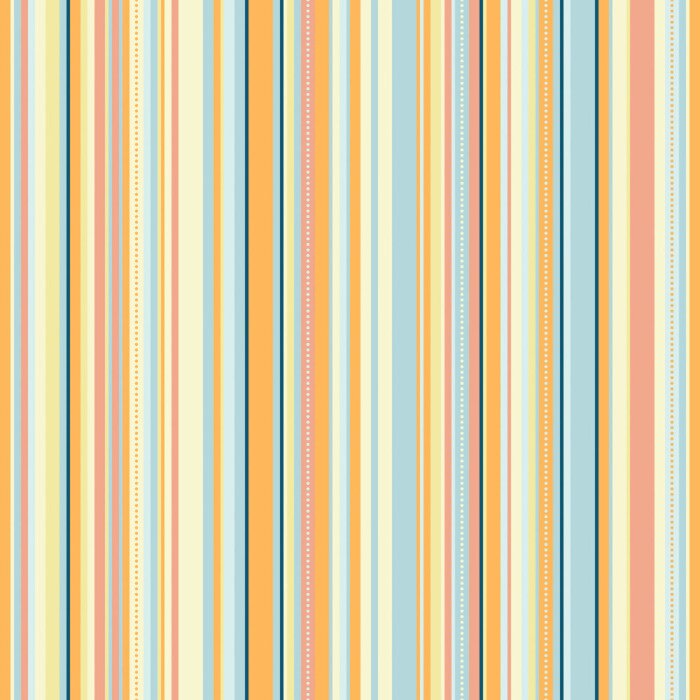 Behang Veelkleurig strepen dessin in verschillende diktes