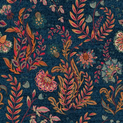 Behang Veldplanten in herfstkleuren