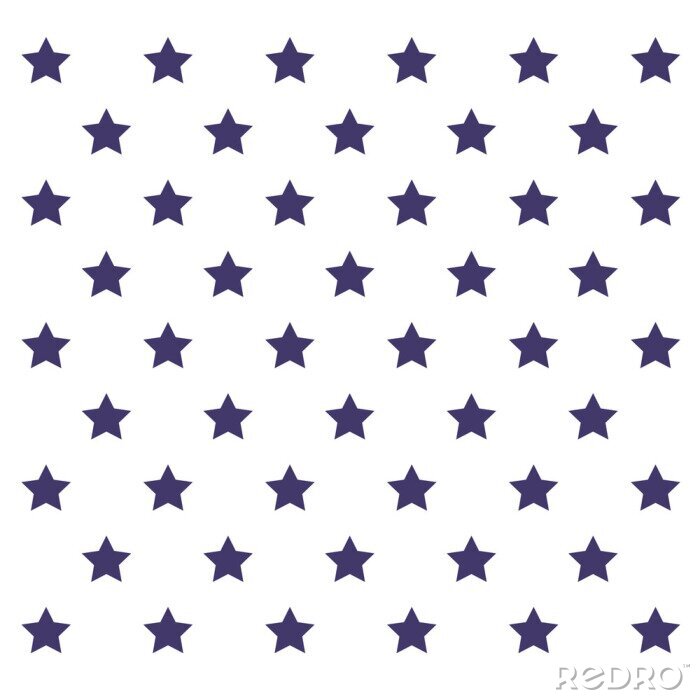 Behang Verenigde Staten van Amerika sterren patroon vectorillustratieontwerp