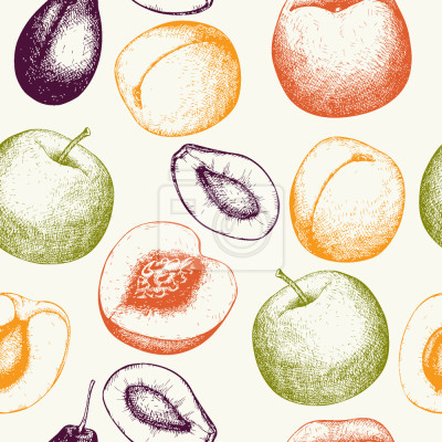Behang Vers fruit