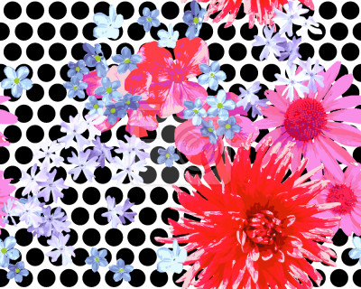 Behang Verse Bloemen Avantgarde