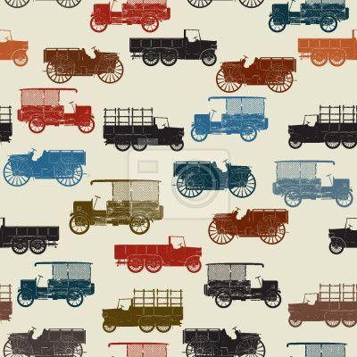 Behang Vintage Cars