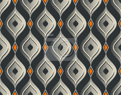 Behang Vintage Geraffineerde Gordijnen