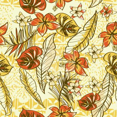 Behang Vintage Hawaii