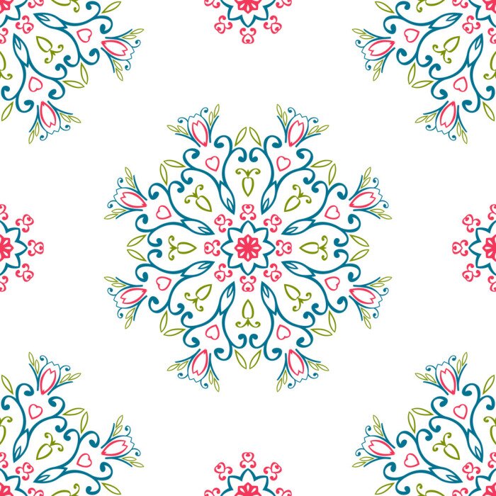 Behang Vintage universele verschillende naadloze oosten van patronen (tegels). Endless textuur kan worden gebruikt voor behang, patroon fill, webpagina achtergrond, oppervlaktestructuren kleren. Retro geomet