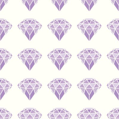 Behang Violette diamanten