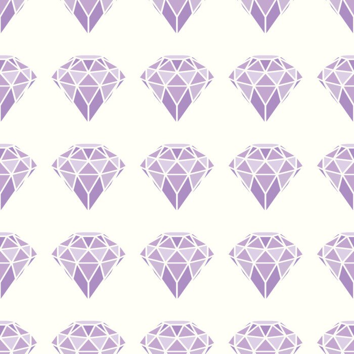 Behang Violette diamanten