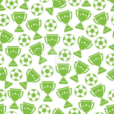 Behang Voetbal en Cups