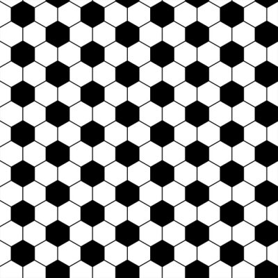 Behang voetbal naadloos patroon