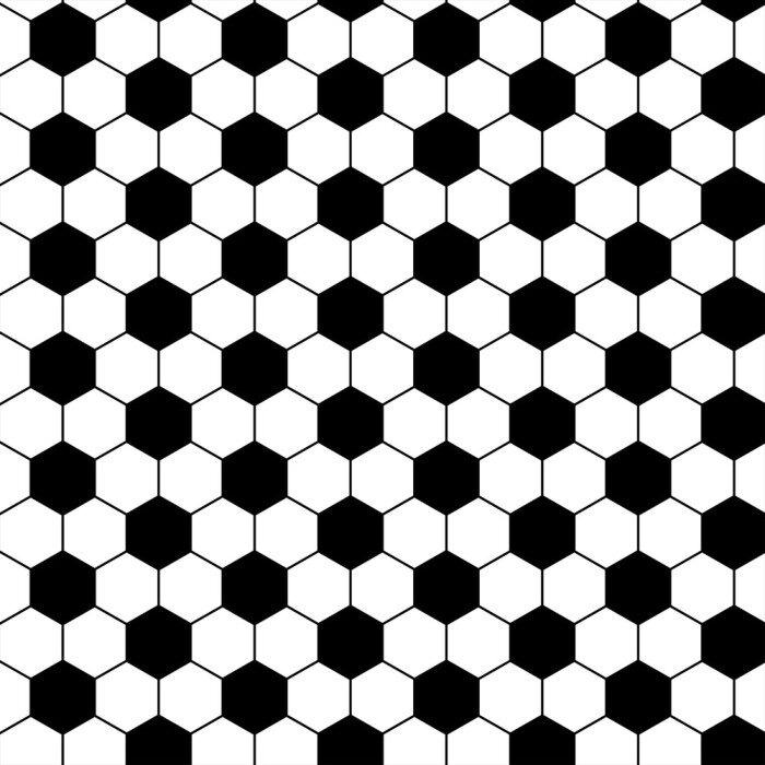 Behang voetbal naadloos patroon