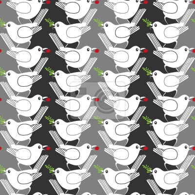 Behang Vogels blussen altijd