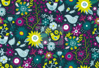 Behang Vogels in het bos