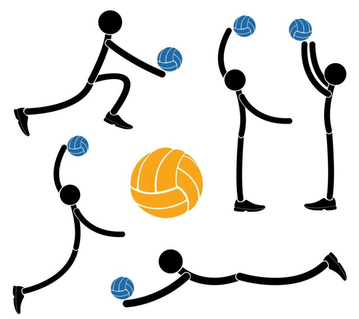 Behang Volleybal