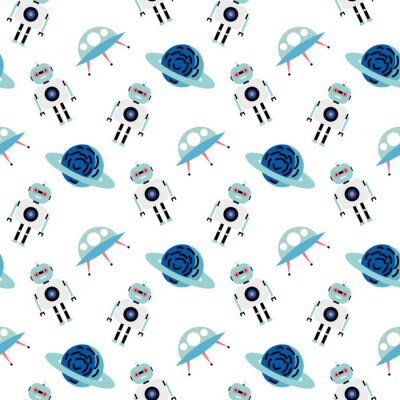 Behang Vreemdelingen van Saturnus