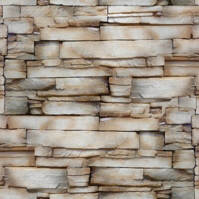 Behang wall of the sandstone - decorative pattern - seamless background