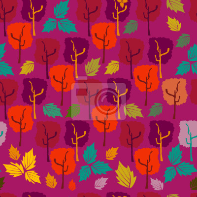 Behang Wanneer de bladeren vallen