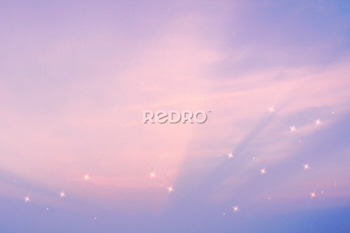 Behang Warm paars van de lucht