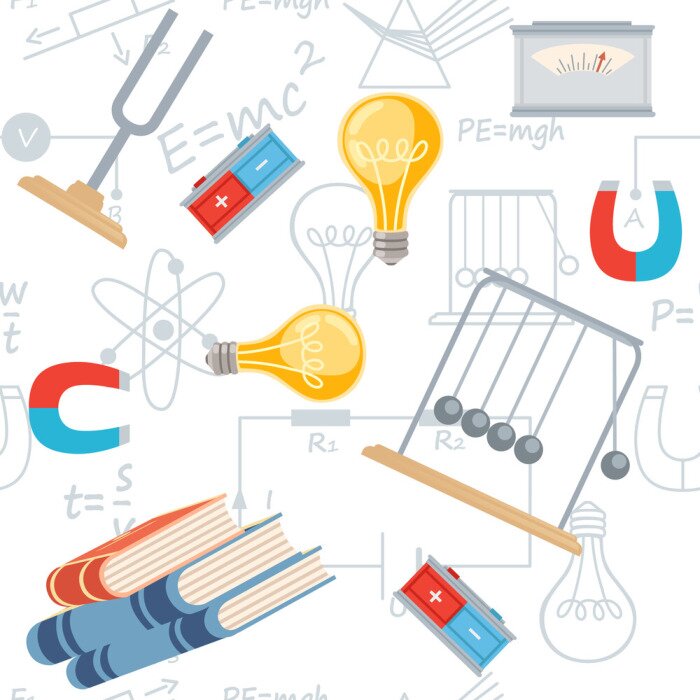 Behang Wetenschap van de natuurkunde - school accessoires