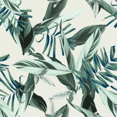 Behang Wild oerwoudstruikgewas