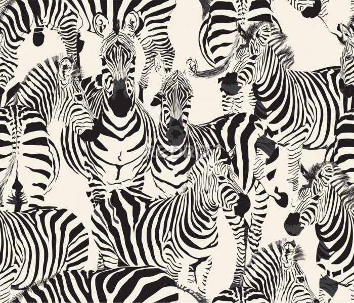 Behang Wilde safari dieren