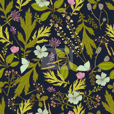 Behang Willow's 's nachts