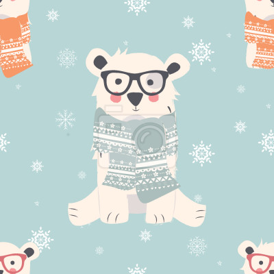 Behang Winter Bears