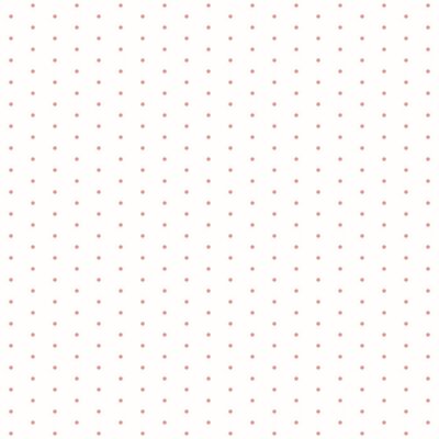 Behang Wit dessin met kleine stippen