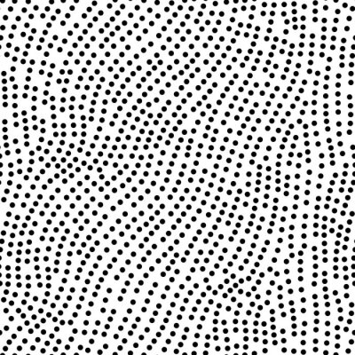 Behang Wit motief met kleine onregelmatig aangebrachte stippen