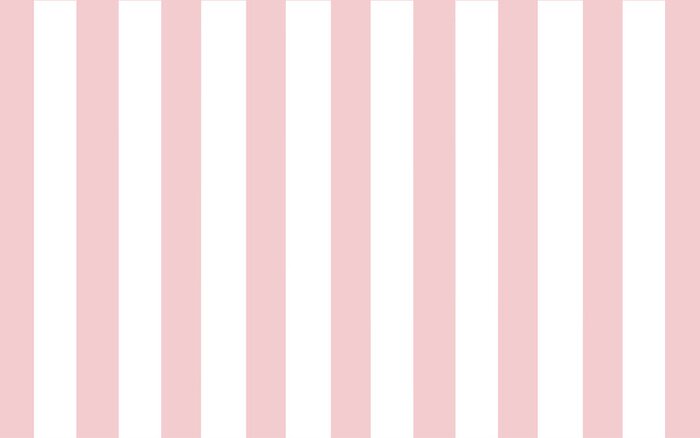 Behang Witte en roze regelmatige strepen