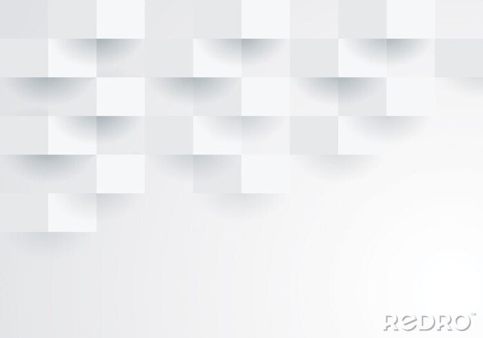 Behang Witte geometrische achtergrond