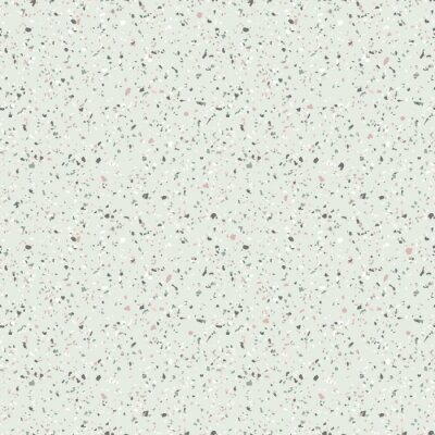 Behang Witte steen met kleurrijke deeltjes