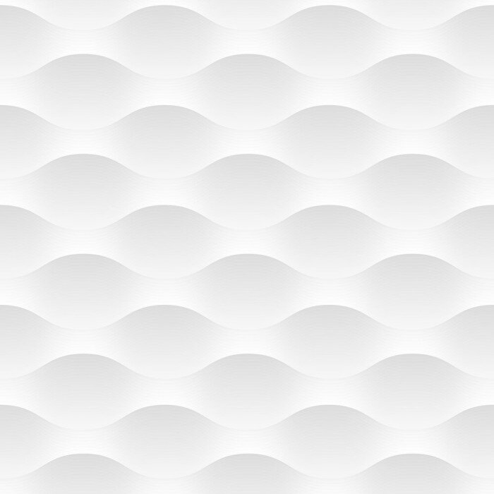 Behang Witte vector achtergrond van abstracte golven