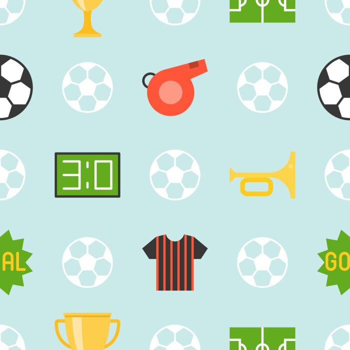 Behang WK-wedstrijd