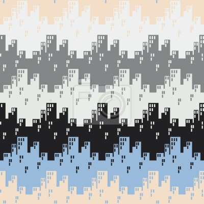 Behang Zigzag Cities In De Winter