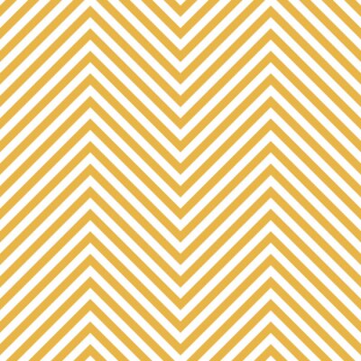 Behang Zigzag geel patroon. Achtergrond van de Golf in Vector
