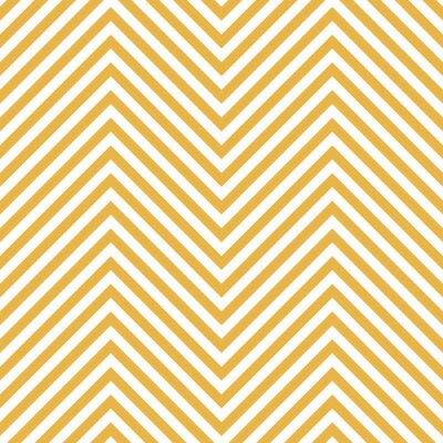 Behang Zigzag geel patroon. Achtergrond van de Golf in Vector