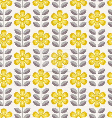 Behang Zonneschijn Bloemen