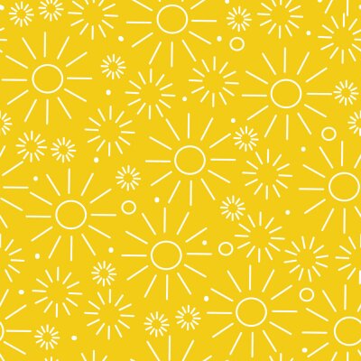 Behang zonnige hemel