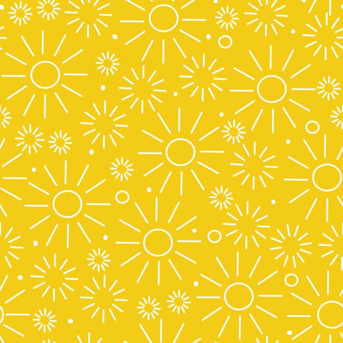 Behang zonnige hemel