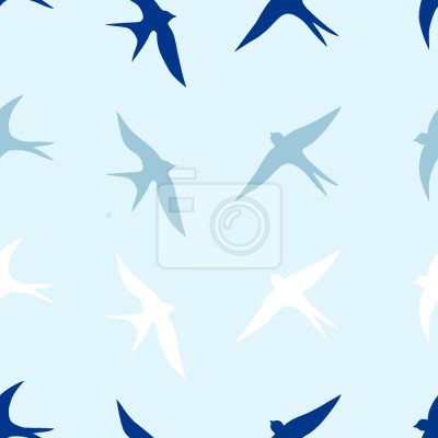 Behang Zwaluwen In De Hemel