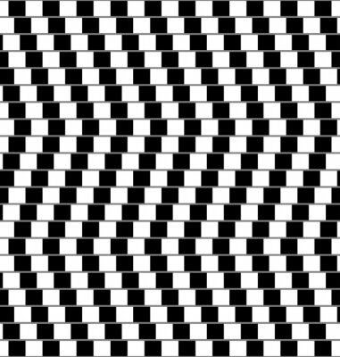 Zwart-witte optische illusie