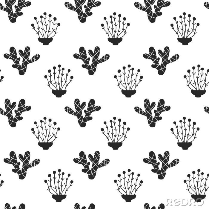 Behang Zwart-witte woestijn natuur