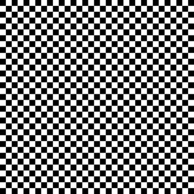 Behang Zwarte en witte vierkantjes